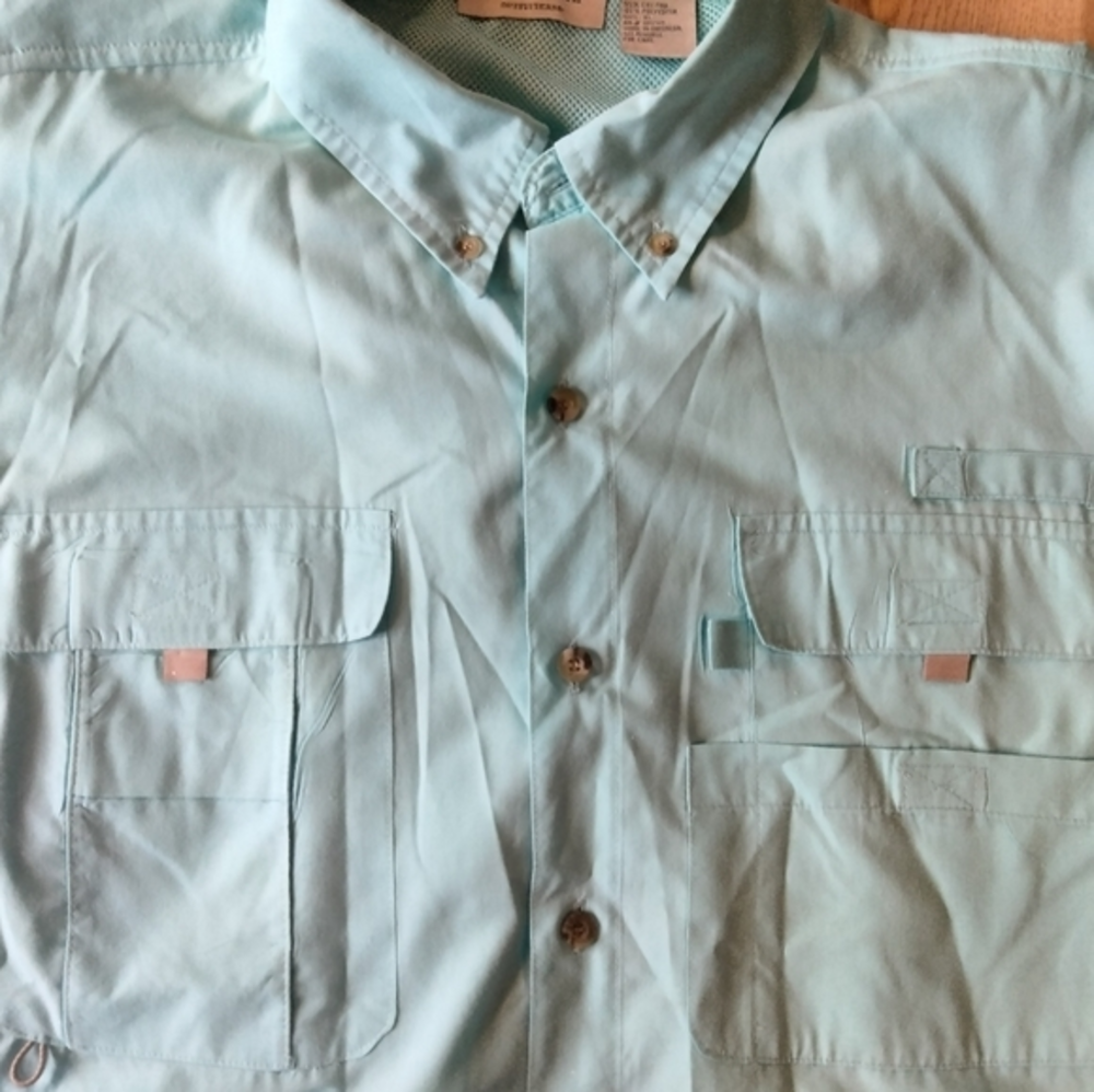 Rugged Earth Outfitters Blue‎ Button Down Shirt Size XL